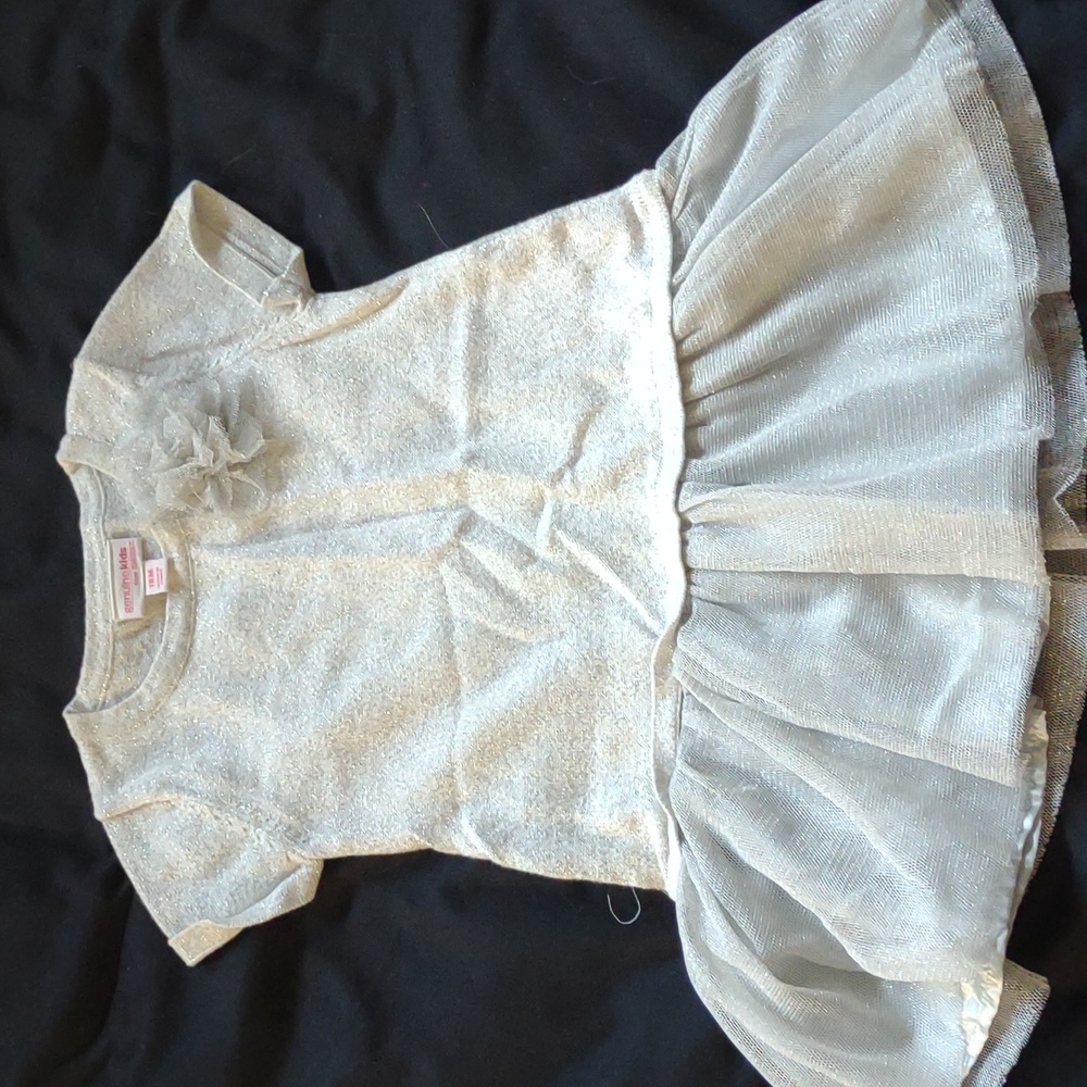 Like new silver girls dress